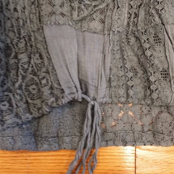 Free People FP One Naya Lace Top Green XS Extra Small - Picture 5 of 7